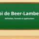 Loi de Beer-lambert