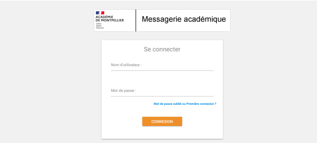 se connecter à Webmail Montpellier