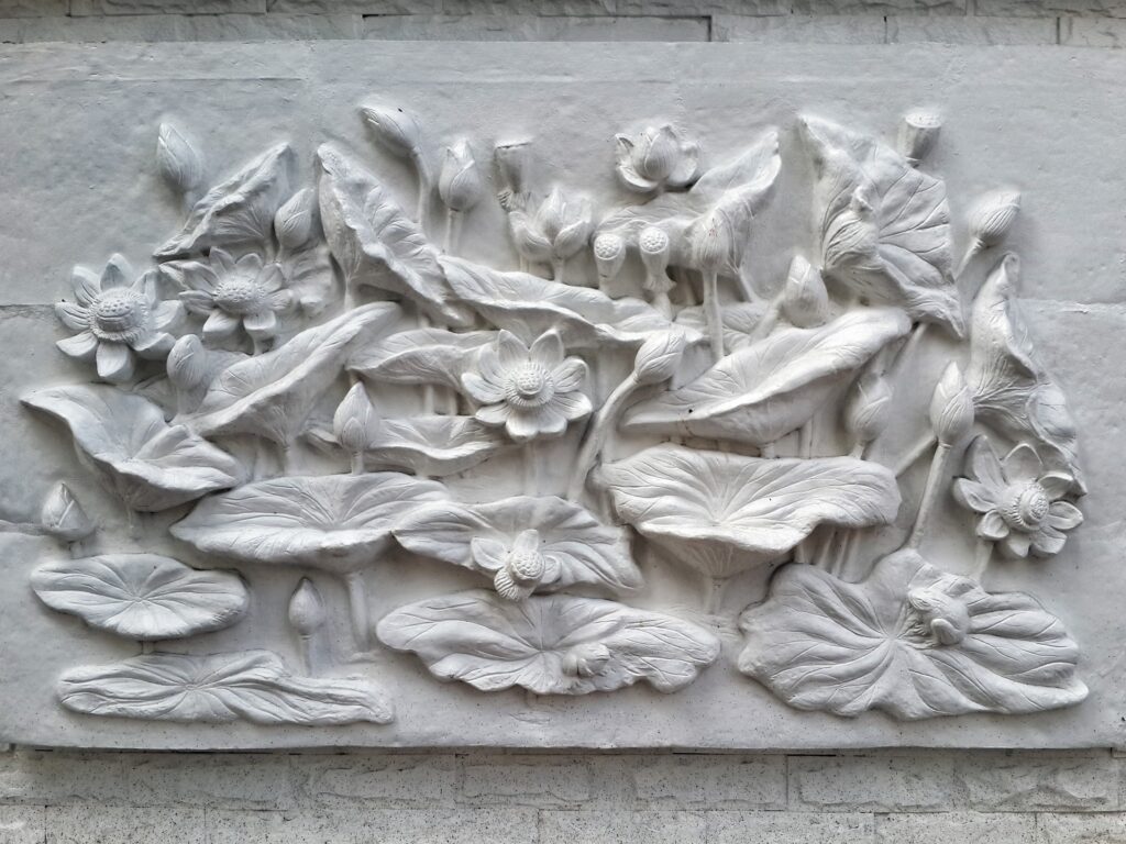 Art mural en relief