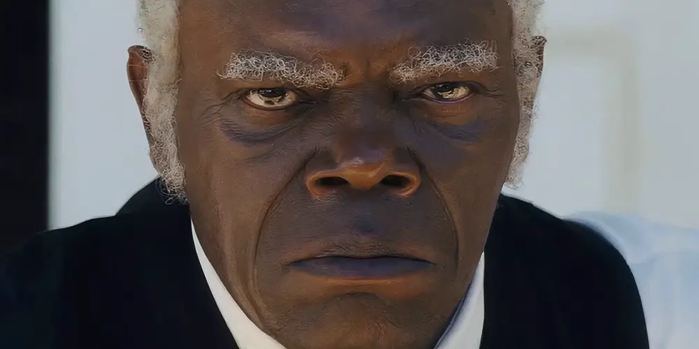 Samuel L. Jackson dans le film mythique de Tarantino : Django . Il est encore aujourd'hui l'un des acteurs noirs les plus en vue du cinéma