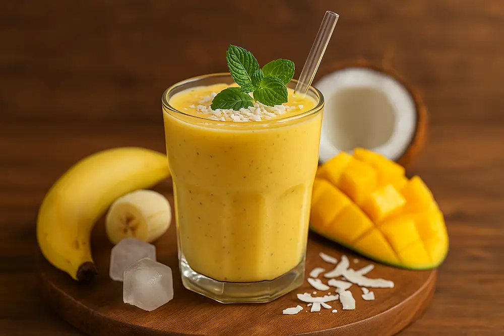 Smoothie tropical énergie