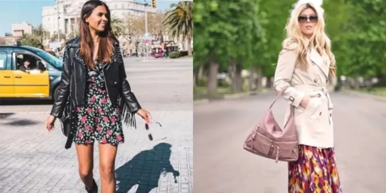 veste et robe fleurie