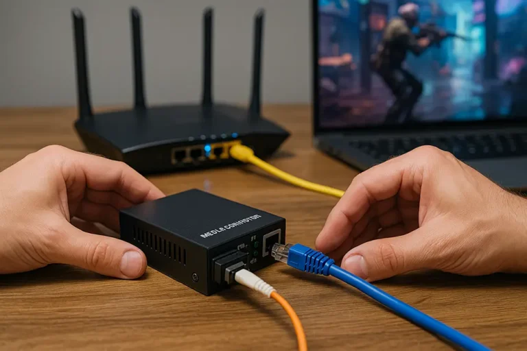 convertisseur fibre optique RJ45