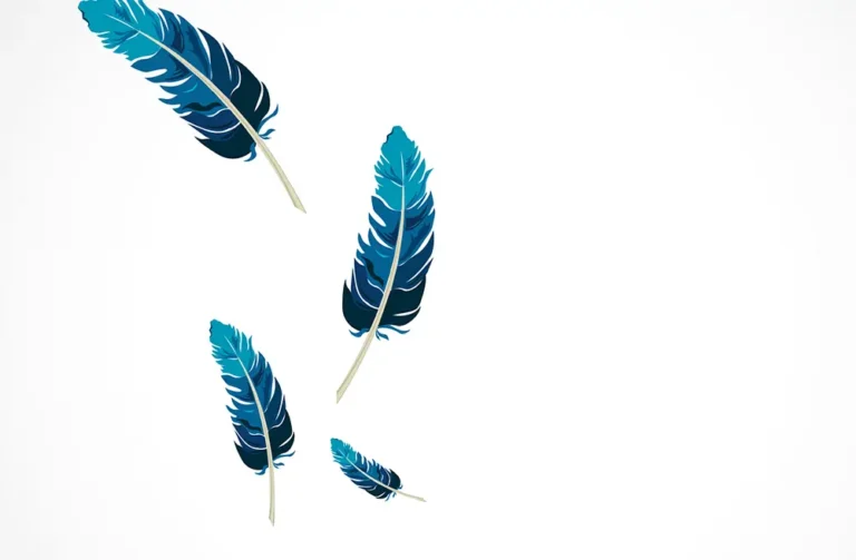 jambes lourdes - plumes bleues