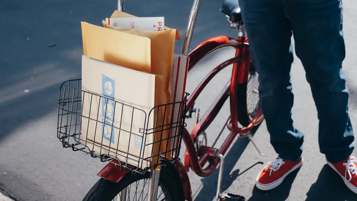 livreur vélo