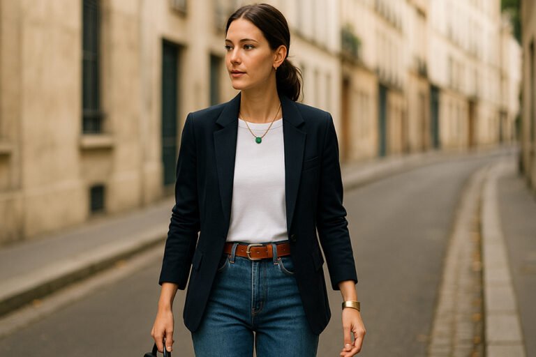 tenue simple et style