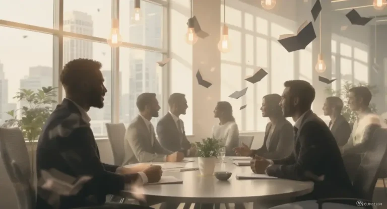 Personnes discutant de l'intellect et des relations sapiosexuelles