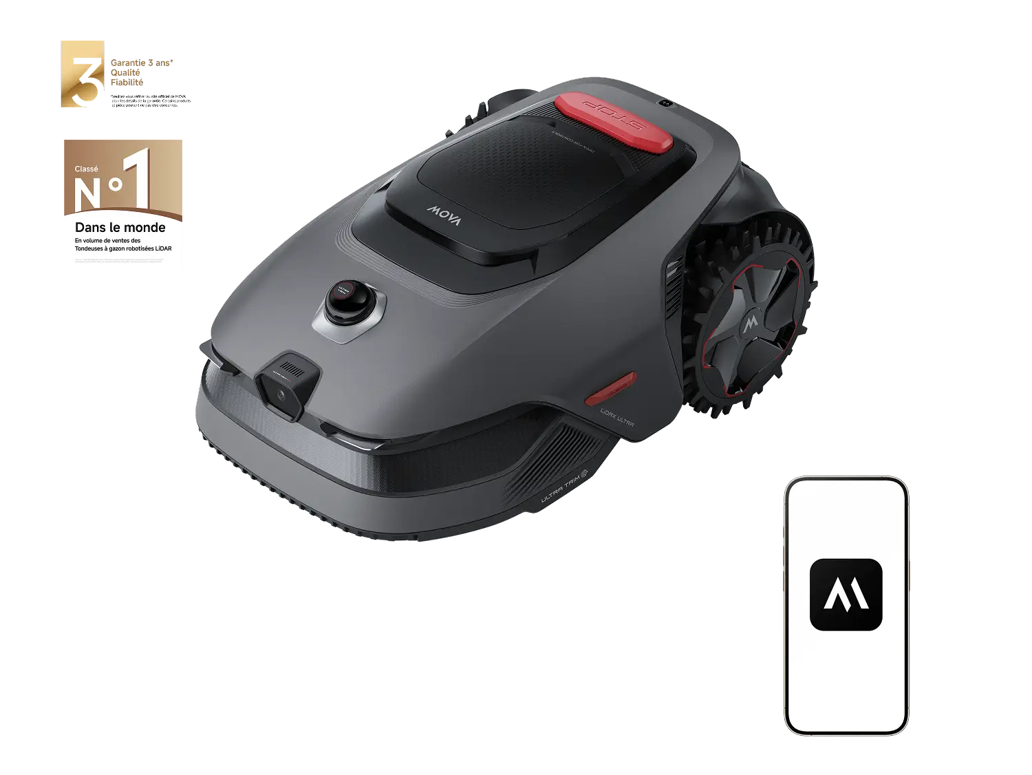 Robot tondeuse MOVA LiDAX Ultra
