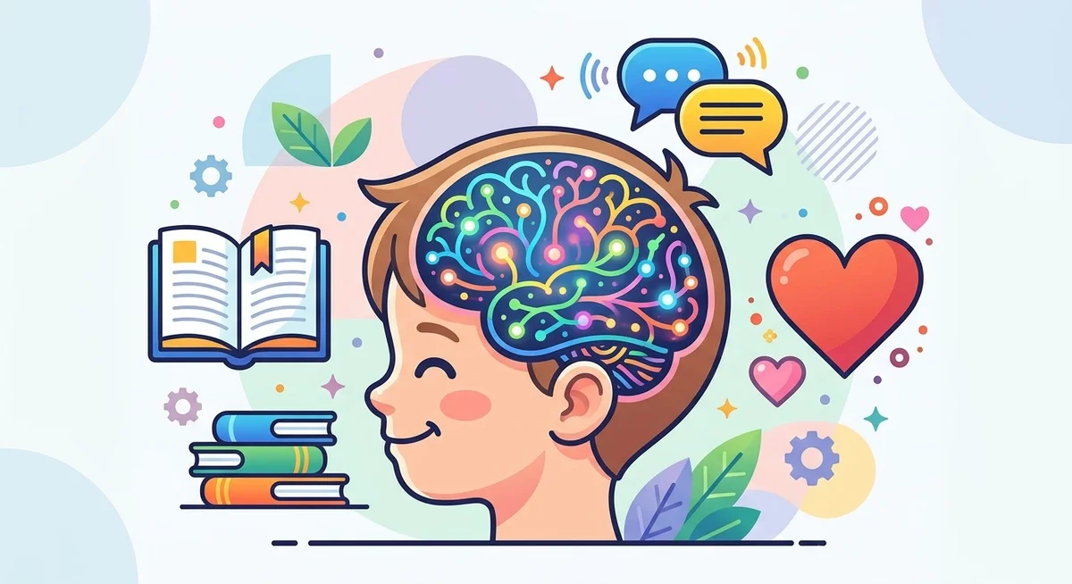 Illustration des neurosciences appliquées à l'éducation positive de l'enfant