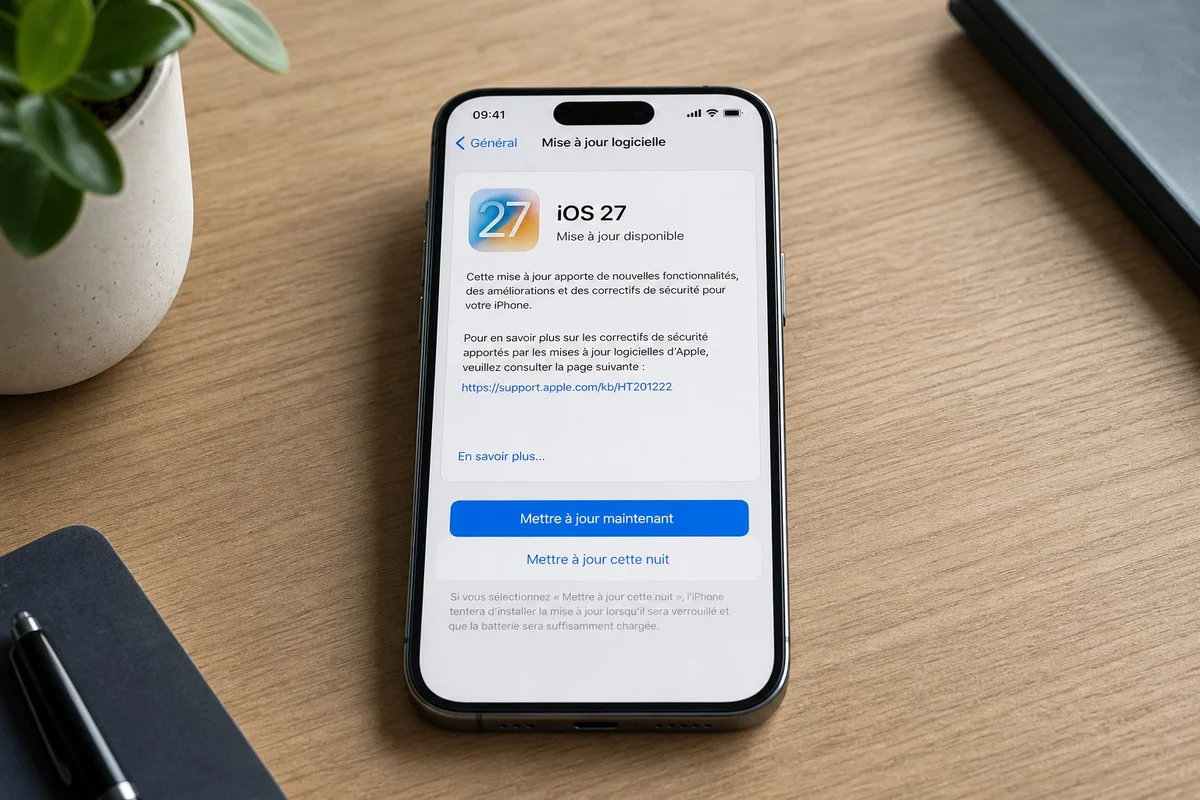 iOS 27 : date de sortie, iPhone compatibles et nouveautés