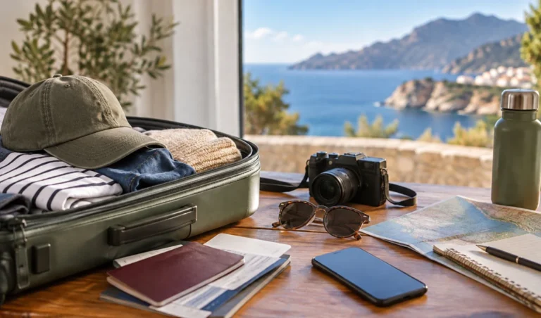 Préparer son voyage : valise et documents prêts
