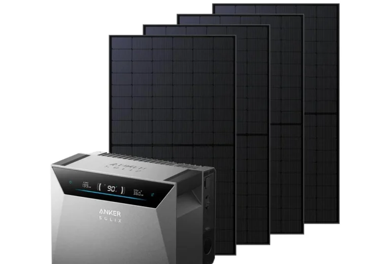 Panneaux solaires et stockage